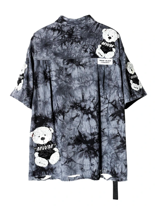 Camisa Collar Teddy Black